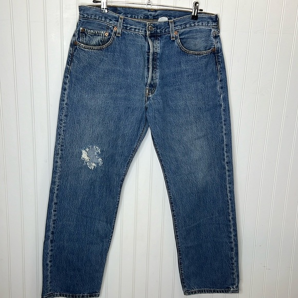 Levi’s 501’s Born In June 2003 Size 34x30 - Picture 1 of 13